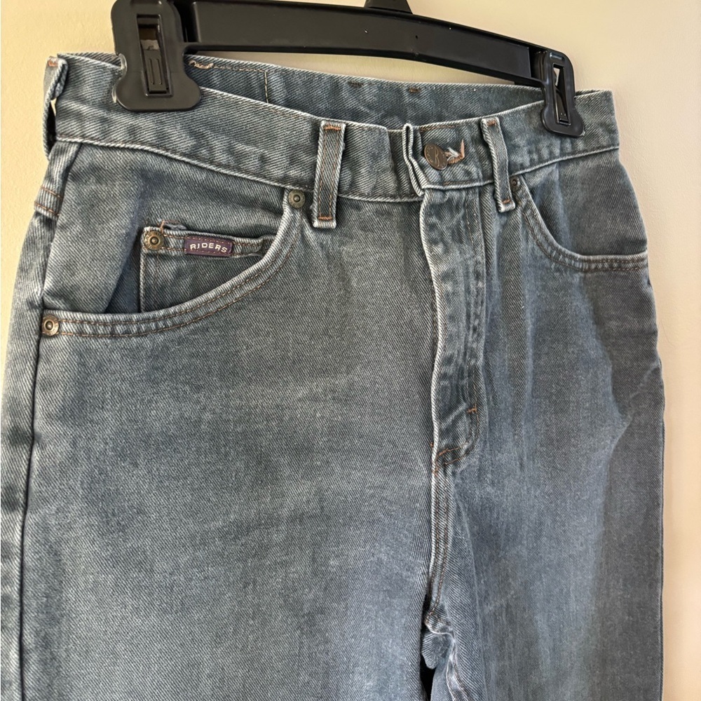 Green Denim Rider Jeans - Picture 5 of 9